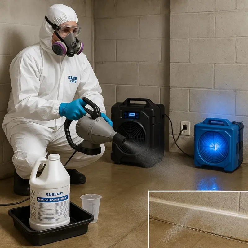 Sanitization and Odor Removal process in Olmos Park, TX