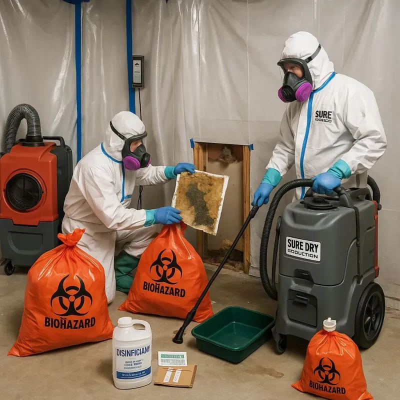 Contaminated Water Handling Protocols process in Olmos Park, TX